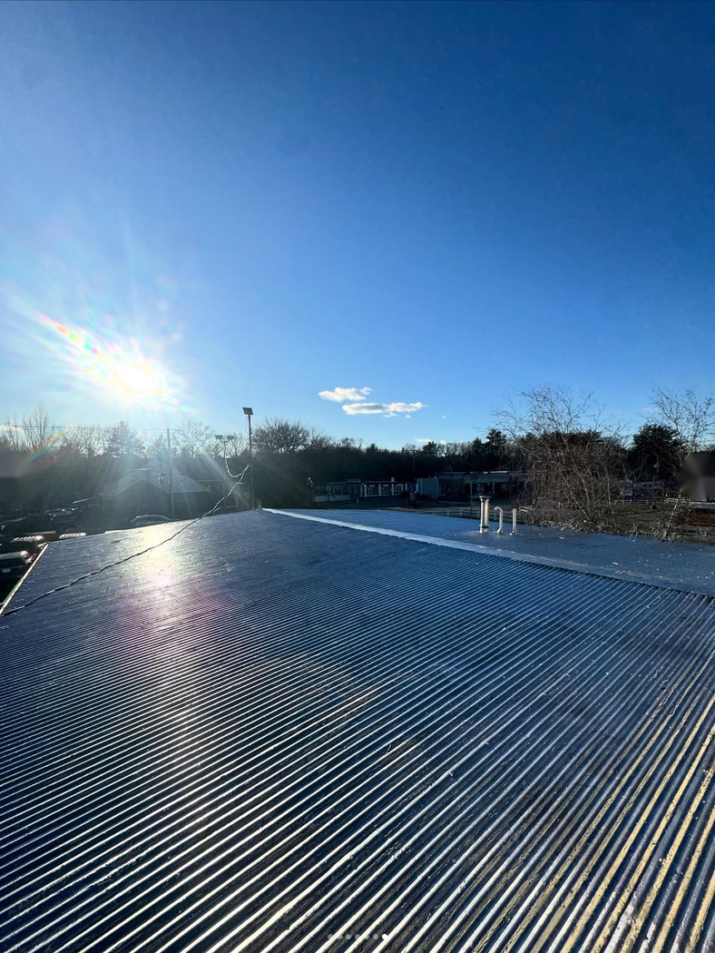 Emergency Roof Leak Repair work by Massachusetts Commercial Roofing
